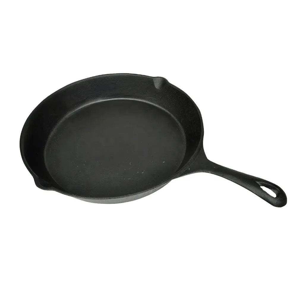 Customized Camp Chef Cast Iron Cookware With Long Handle Skillet Frying Pan 6" 8" 10"