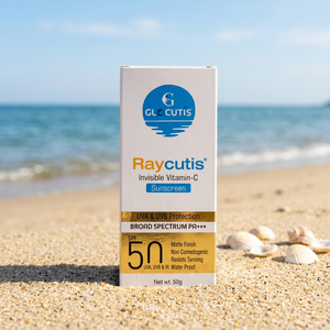 เรย์คูติส 50 กรัม SPF50 PA+++ ครีมกันแดดพร้อมวิตามินซีเพื่อผิวแมตต์ ทนน้ำ ปกป้องผิวจากรังสี UVA UVB สำหรับดูแลผิวหน้า - Product Image 5