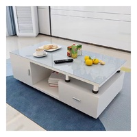 Meuble TV tendance et moderne, ensemble de meuble TV et table basse pour salon, vente chaude