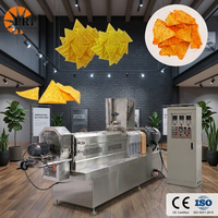 Ligne de production de chips de maïs tortilla frites entièrement automatiques de haute qualité, prix d'usine