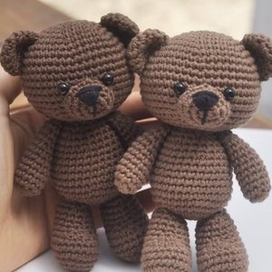 Lindo Oso de Peluche de Cuerpo Simple, Muñeco de Peluche <span class=keywords><strong>Ami</strong></span> Gurumi, Juguete para Niños - Product Image 1
