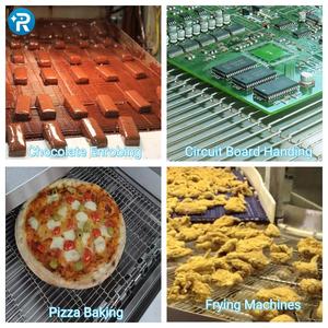 Nieuwe voedselveilige roestvrijstalen transportband voor bakoven, tortilla-koeling, hoge temperatuurbestendigheid, verstelbaar - Product Image 4