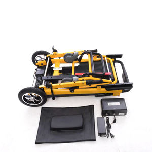 Fauteuil roulant électrique portable avec technologie intégrée d'escalade des escaliers, cadre pliable et étirements d'escalier <span class=keywords><strong>pour</strong></span> personnes handicapées - Product Image 5