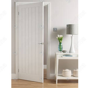 Belles portes en bois massif pour les porches avec finition patinée et poignées <span class=keywords><strong>d</strong></span>écoratives accueillant les invités aux entrées résidentielles - Product Image 4