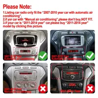 Autoradio 9,7 pouces pour Ford Mondeo 2007-2010, GPS, CarPlay, Android Auto, écran tactile, lecteur multimédia, DSP stéréo, mondial