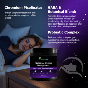 Cápsulas de alta calidad para el control de peso nocturno con cromo que favorecen una digestión saludable y gestionan el peso. - Product Image 4
