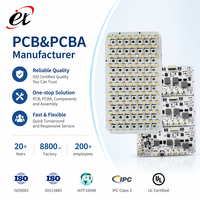 Carte de contrôle d'affichage LED intelligente personnalisée PCBA, service complet, carte de circuit pilote d'écran LED RGB avec application WiFi, MCPCB en aluminium SMT