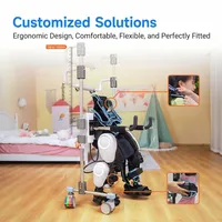 Exosquelette médical pour membres inférieurs pour les maladies de la myoparesie atrophique (SMA) et du myoparesie musculaire dégénérative (DMD), robot de rééducation pour les lésions cérébrales, entraîneur de marche intelligent pour les troubles neuromusculaires