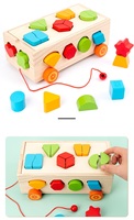 Mainan Edukasi Anak-anak, Mainan Edukasi Anak-anak Montessori Geometris Blok untuk Balita-Beli Mainan Pendidikan Kayu