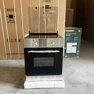 Cuisinière électrique autonome 4 plaques chauffantes en acier inoxydable, <span class=keywords><strong>four</strong></span> électrique <span class=keywords><strong>combiné</strong></span> avec panneau arrière en verre - Product Image 3