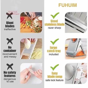 Đa chức năng cầm tay Rau cắt nhà bếp đòn bẩy Rau cắt Báo Chí vắt chanh Slicer cà rốt Shredder thịt Slicer - Product Image 4