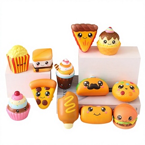 Low MOQ Slow Rising <b>Squishy</b> Toys Junk Food Pack Shape <b>Squishy</b> Toys Bread Stress Relief Soft Squeeze Promotional Gifts - Product Image 4