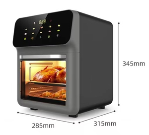 Freidora de Aire Digital 3 en 1 de Acero Inoxidable de Gran Capacidad (10L) con Pantalla Táctil, Diseño Moderno y Cuadrado, para el Hogar - Stock Existente - Product Image 5