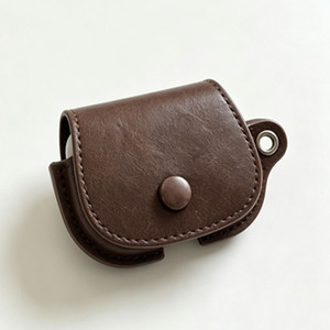 หนัง PU สีน้ำตาลวินเทจคุณภาพสูงแบบไร้สายสำหรับเคสพร้อมสายคล้องคอเป็นมิตรกับสิ่งแวดล้อมสไตล์ย้อนยุค INS สำหรับ 1/2/3/โปร - Product Image 1