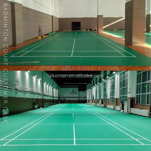 Plancher <span class=keywords><strong>en</strong></span> vinyle de haute qualité approuvé par BWF Revêtement de sol pour terrain de sport Revêtement de sol pour terrain de badminton - Product Image 2