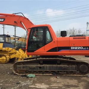 Excavadora usada barata China Doosan Excavadora sobre orugas usada Doosan DH220LC en gran rendimiento para la venta - Product Image 1