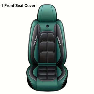 Fundas de Asiento Universales de Cuero Sintético, Transpirables, de Material PU/PVC, para Todas las Estaciones, Cojín Delantero Cómodo, Apto para Camionetas y SUV - Product Image 6