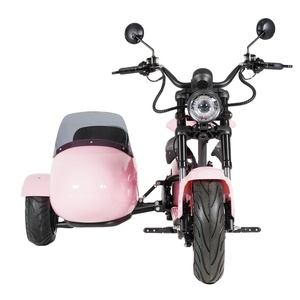 Ooder-rodillo para coche modelo <span class=keywords><strong>Sara</strong></span> m1ps 72v 4000W 60-80 km/h citycoco chopper elektromos con lateral azul y verde turquesa citycoco - Product Image 5