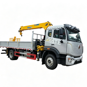 Grue à flèche pliante montée sur camion, capacité nominale 20 tonnes, camion de transport lourd 6x4, grue à flèche droite montée sur camion - Product Image 1