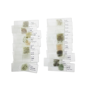 Geografía mineral piedra de moler 30 micrones de espesor preparado diapositivas 24 unidades rock secciones delgadas - Product Image 1