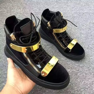 luxury designer Black men's casual Sneakers With Gold Buckle <b>women</b> walking style <b>shoes</b> fashion retro classic chunky <b>Shoes</b> - Product Image 1