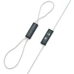 Cordón de Cera <span class=keywords><strong>con</strong></span> Etiqueta Personalizada, Diseño Nuevo, Logotipo en Relieve 3D, Sello Colgante de Plástico <span class=keywords><strong>para</strong></span> <span class=keywords><strong>Ropa</strong></span>, Etiqueta de Identificación - Product Image 1