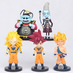 Set de 10 unidades de figuras de Son Goku, <span class=keywords><strong>Vegeta</strong></span>, Beerus, <span class=keywords><strong>Majin</strong></span>, Buu, Dragon, Anime, modelos de 7 a 11cm, 2 estilos - Product Image 5