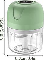 12 In 1 Multifunctionele Fruitkeuken Groentegereedschap Usb Mini Knoflook Ui Elektrische Voedselsnijmachine Chopper Processor