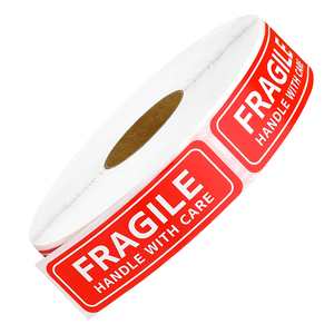 สติกเกอร์บาร์โค้ดแบบกึ่งเงา ทนความร้อน กันน้ำ กันฝุ่น กันน้ำมัน ผลิตจากโรงงาน (OEM) เป็นมิตรกับสิ่งแวดล้อม สำหรับงานด่วน สินค้าแตกหักง่าย - Product Image 1