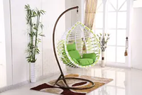 Chaise suspendue d'extérieur moderne cage à oiseaux tabouret de salon en rotin tabouret de canapé rotatif chaise d'intérieur