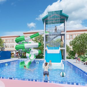 Simulateur de <span class=keywords><strong>surf</strong></span> Flow Rider commercial avec toboggan aquatique, <span class=keywords><strong>piscine</strong></span> à vagues artificielles pour parc aquatique - Product Image 4