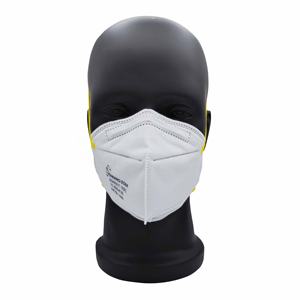 Masker debu Niosh sekali pakai <span class=keywords><strong>N95</strong></span>, masker wajah <span class=keywords><strong>N95</strong></span> pernapasan industri dapat dilipat - Product Image 1