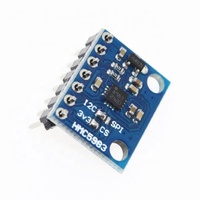 Modul kompas elektronik medan magnet 3 sumbu presisi tinggi modul GY-282 HMC5983