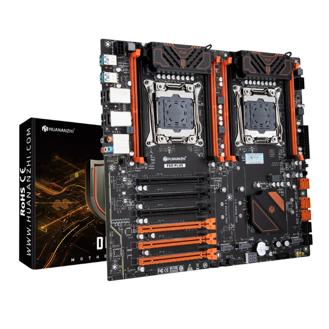 HUANANZHI X99 F8D PLUS Motherboard LGA 2011-3 Intel X99 Chipset 8 DDR4 Slots PCIe 3.0 M.2 SATA3 E-ATX