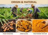 Especias Indias Auténticas, Alternativa al Cúrcuma en Polvo, 21g, Caja Personalizada, Condimento Haldi, Especias B2B, Mercado Mayorista