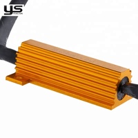 Yeasion - Decodificador LED H7 de alta resistencia para automóviles y motocicletas, cable de cancelación de errores, resistencia de carga, adaptador para faros antiniebla