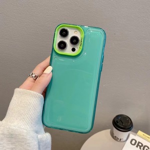 Coque arrière transparente multicolore Defender Drop Protection Case pour iPhone 12 13 14 15 16 17 Pro Max en matériau PC - Product Image 3