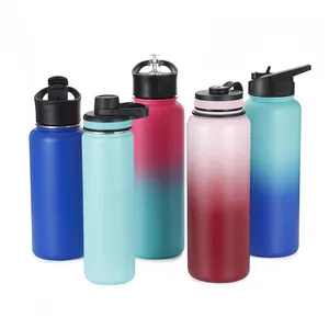 Custom sport 18oz 32oz 40oz double wall vacuum flask insulated stainless steel water bottle ,bottle waters