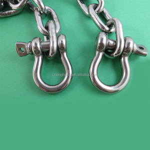 Cadena de Anclaje de 1/4'' (6mm) con Grilletes, Precio al por Mayor, Cadena de Acero Inoxidable 316 Soldada para Elevación, Certificación ISO9001/ISO14001 - Product Image 2