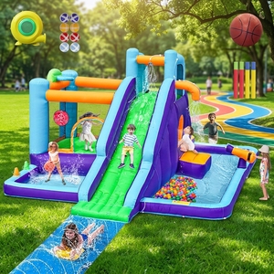 FBSPORT Châteaux Gonflables pour Enfants, Château de Saut <span class=keywords><strong>Pas</strong></span> <span class=keywords><strong>Cher</strong></span>, Équipement d'Amusement Intérieur, Aire de Jeux Intérieure - Product Image 1