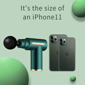 Pistolet de massage portable, pistolet de fascia, 4 têtes de massage interchangeables, 6 vitesses, masseur musculaire profond, rechargeable par USB - Product Image 3