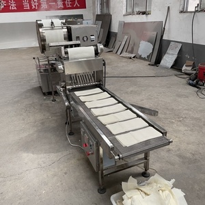 Machine à crêpes en papier de riz électrique à gaz néerlandais bon marché commerciale Machine de fabrication de feuilles de <span class=keywords><strong>pâtisserie</strong></span> à rouleau de printemps - Product Image 4