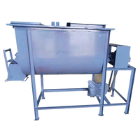 Mélangeur à ruban horizontal pour aliments secs et humides, mélangeur pour bétail, volailles, aliments aquatiques, additifs et prémélanges