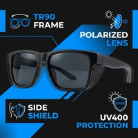Lunettes de soleil Knockaround, Lunettes de soleil de cyclisme, Lunettes de soleil Speedtrap, Lunettes de sport pour hommes, pour la conduite en extérieur