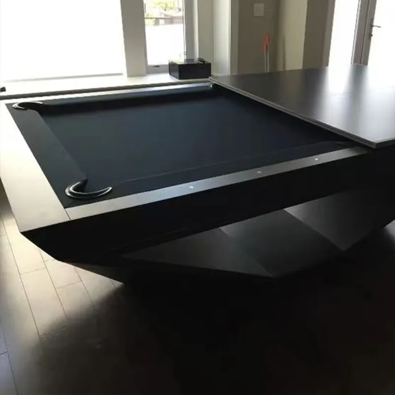 Mesa de billar de lujo estilo moderno comedor profesional de 6 pies para venta al por mayor mesa de billar de 8 bolas 7 pies 8 pies 9 pies 3 en 1 top de ping pong