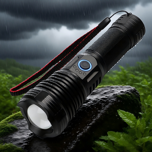 Potente linterna táctica XHP70 XHP90, linternas con zoom, LED, batería recargable por USB, lámparas de potencia, equipo de Camping, antorcha - Product Image 1