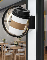 Ventilador Holográfico de Doble Cara de 50 cm para Exteriores, Proyector de Hologramas 3D con Cubierta, Máquina de Publicidad para Restaurantes