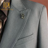 Nouveau costume de mariage trois pièces croisé pour homme automne/hiver - Tenue de cérémonie décontractée pour banquets