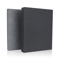 Classeur à 3 anneaux économique Classeur de bienvenue pour les invités Information sur l'hôtel Service de chambre Classeur à portefeuille en cuir Dossier de menus Livre