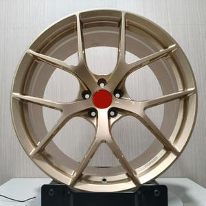 Jantes forgées personnalisées 5x112 en <span class=keywords><strong>bronze</strong></span> noir 18 19 20 21 22 pouces, roues de voiture forgées argentées pour Cooper Beetle Audi BMW Benz Jaguar - Product Image 3